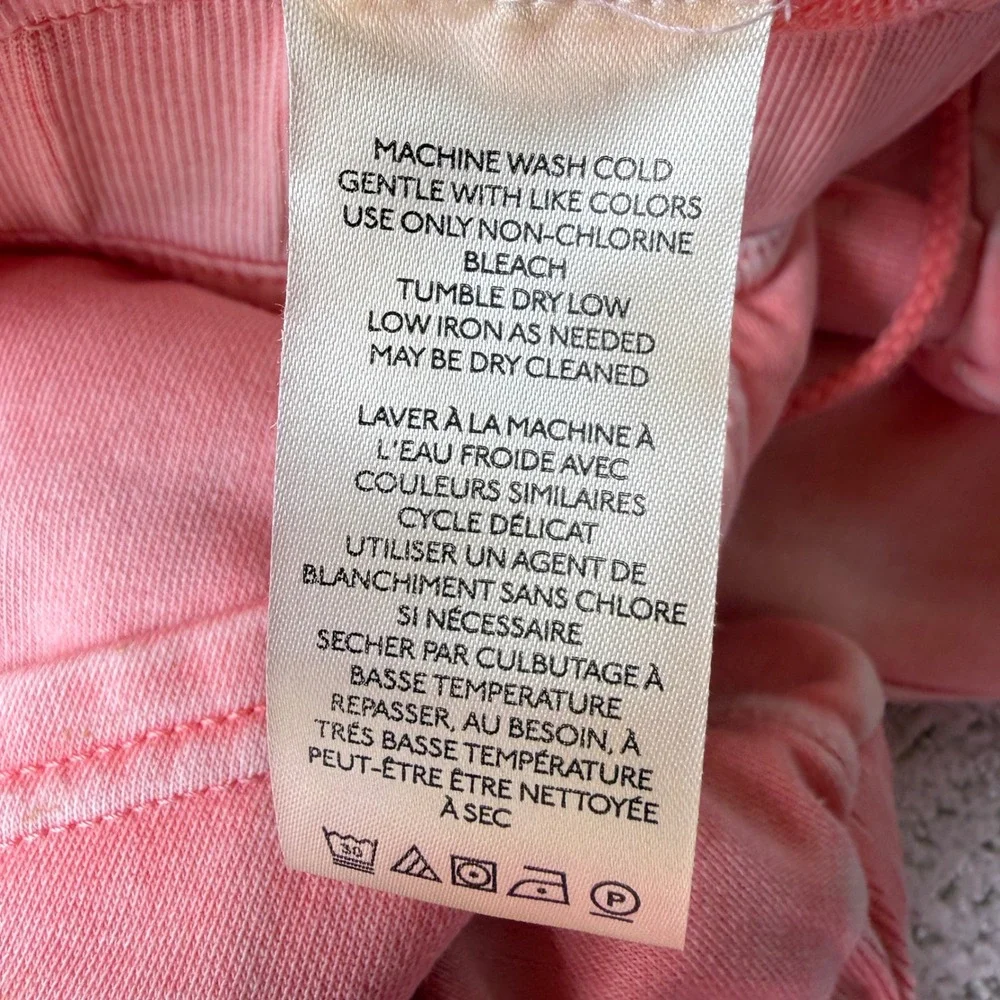 Daily Practice Joggers Women S Coral Pink Acid Wash Cargo Sweatpants Barrel - Picture 11 of 13